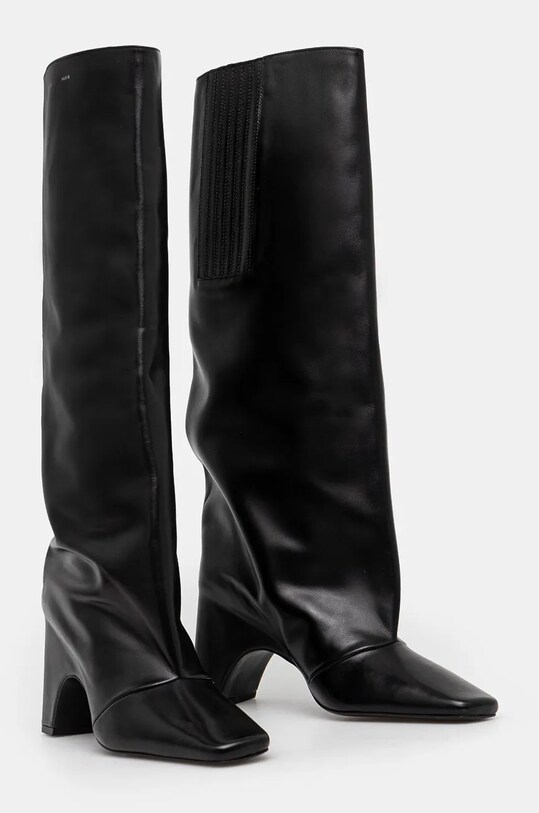 Coperni bőr csizma Bridge Boot fekete COPSH03857