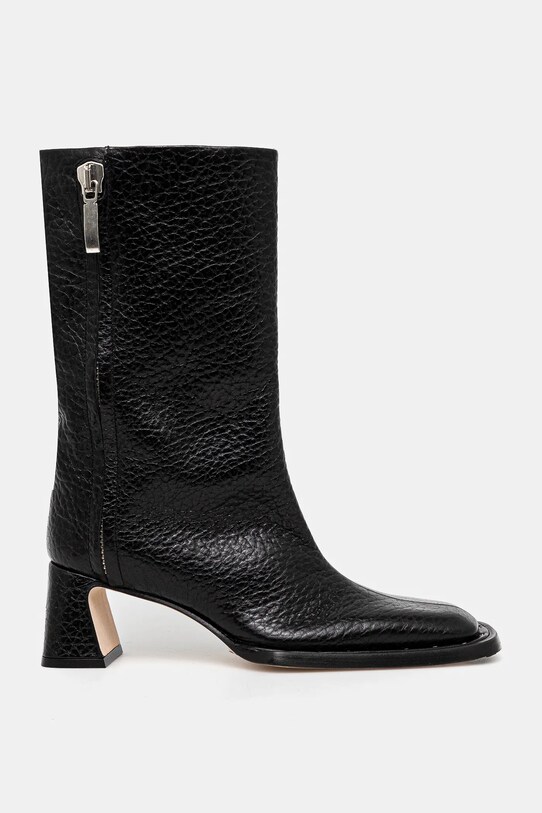 Кожаные полусапожки Miista Raleigh MI.5589 чёрный AW24