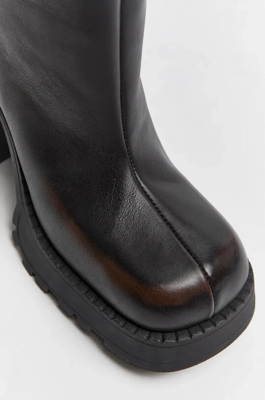 Miista ghete de piele Steffi E8.3814 negru AW24
