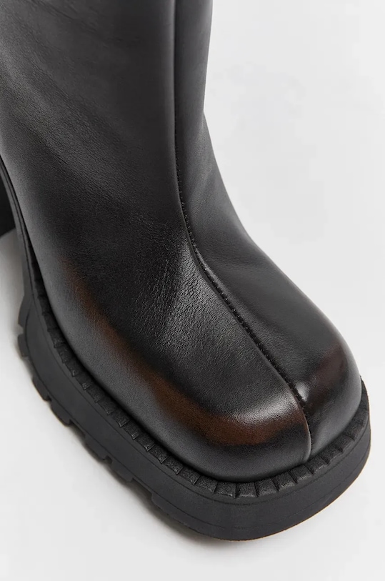 Кожени ботуши Miista Steffi E8.3814 черен AW24