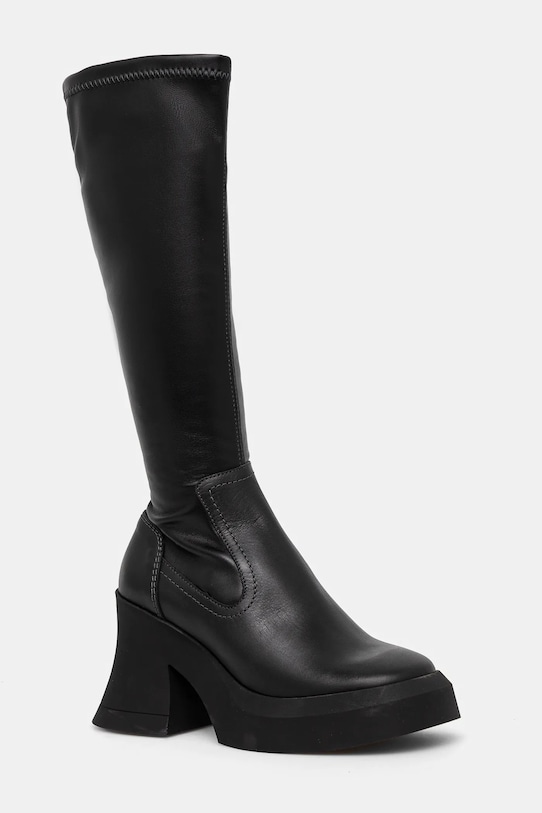 Μπότες Miista Birte απομίμηση λείου δέρματος μαύρο E8.3813