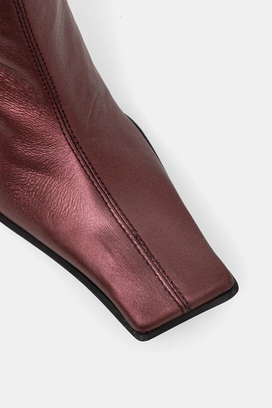 Miista ghete de piele Pearl burgundia MI.5593