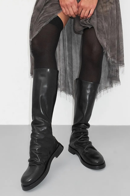 Παπούτσια Δερμάτινες μπότες Miista Ebba MI.5599 μαύρο