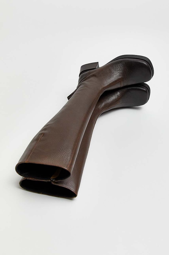 Δερμάτινες μπότες Miista Brunilhda E8.3785 καφέ