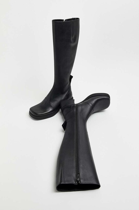 Miista ghete de piele Brunilhda negru E8.3784