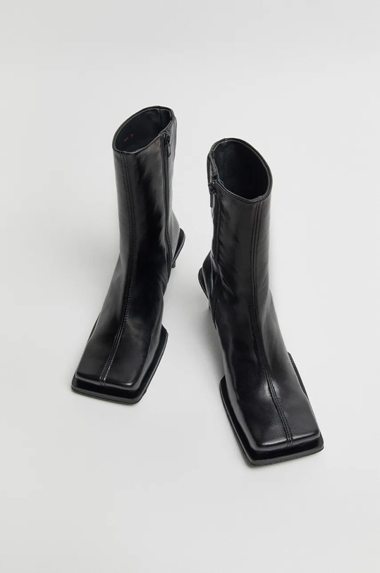 Usnjeni gležnarji Miista Brenda MI.3429 črna AW24