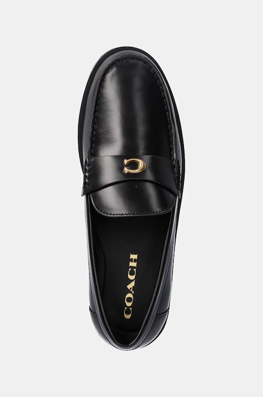 Coach mocasini de piele Jocelyn negru CW980.BLK