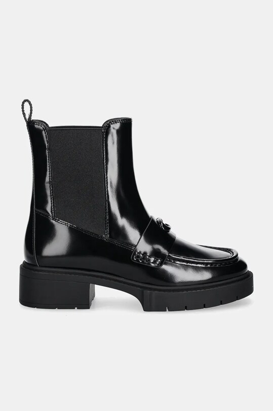 Шкіряні черевики Coach Louisa CX024.BLK чорний AW24