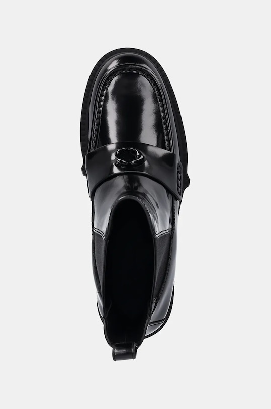 Coach sztyblety skórzane Louisa czarny CX024.BLK