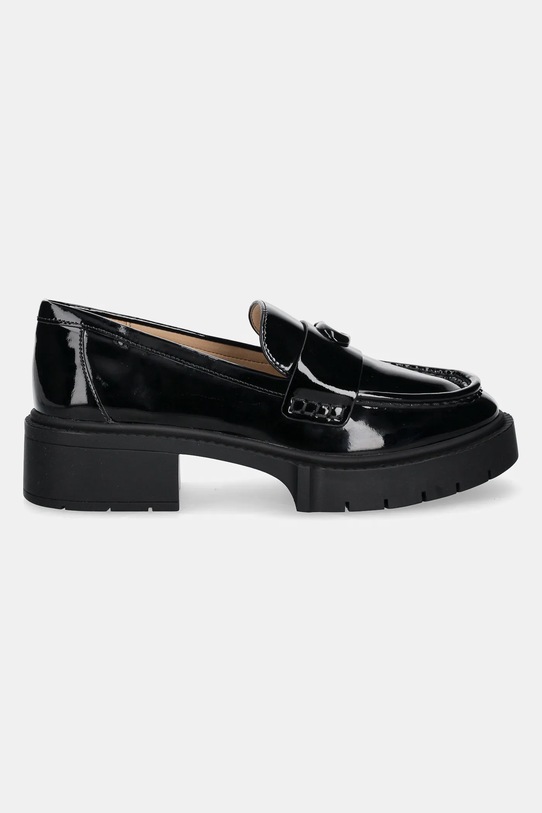 Coach mokasyny skórzane Leah Patent CM752.BKA czarny AW24