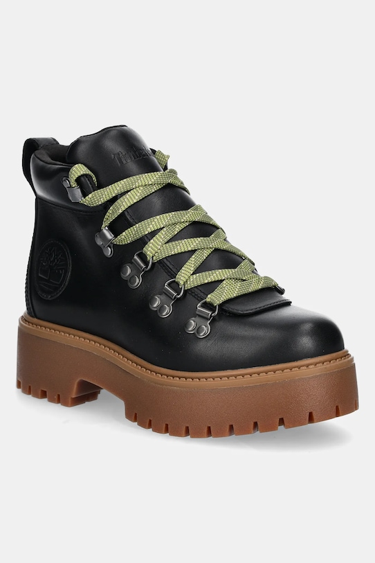 Timberland workery skórzane Stone Street płaski czarny TB0A27VJW021