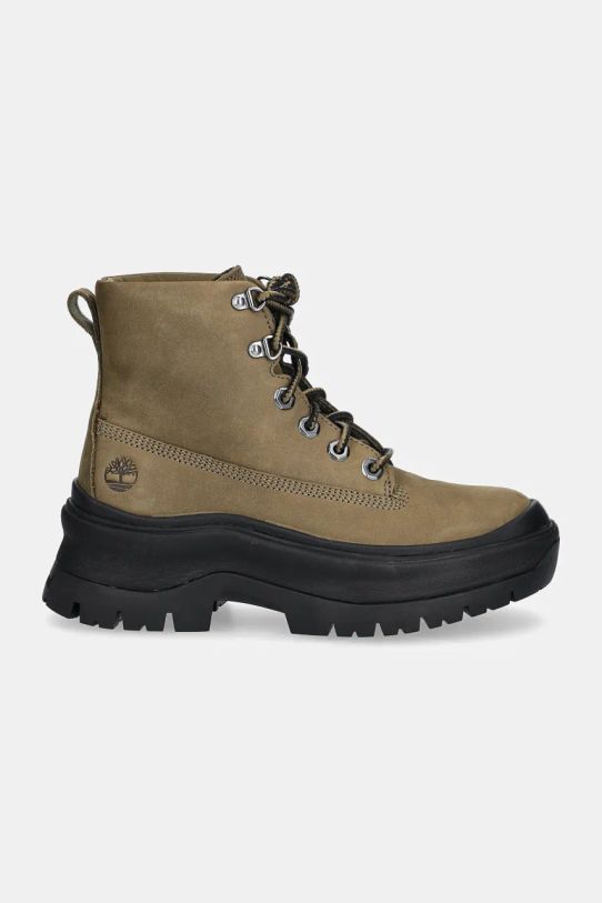 Kožená obuv Timberland Roxie Lane TB0A295JEO81 zelená AW24