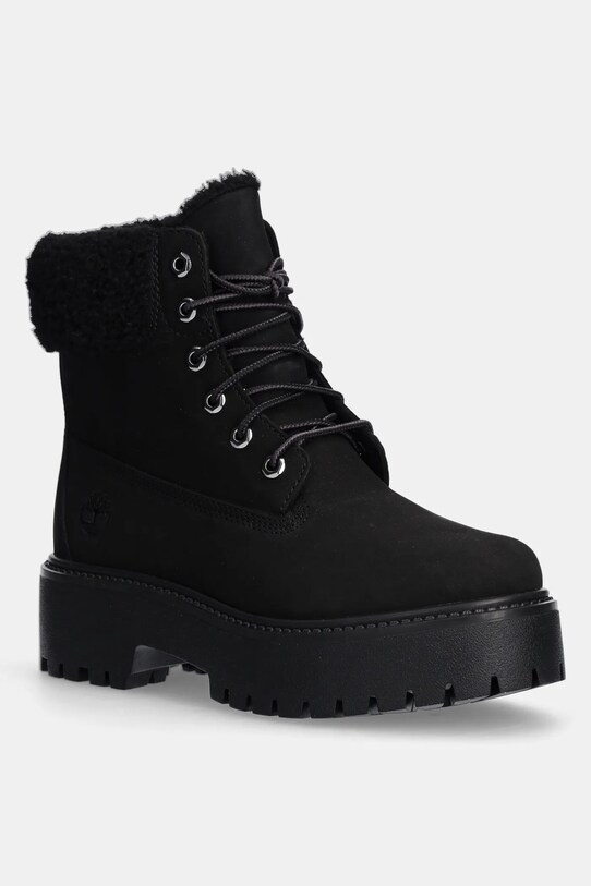 Полусапожки Timberland Stone Street слегка утеплённая модель чёрный TB0A2PU6W051