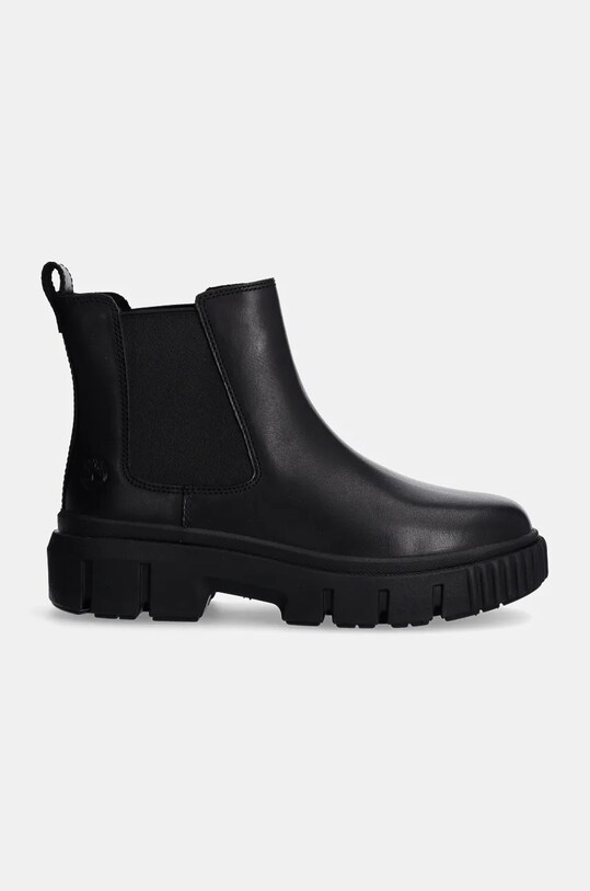 Timberland stivaletti chelsea in pelle Greyfield Chelsea TB0A5ZCG0011 nero AW24