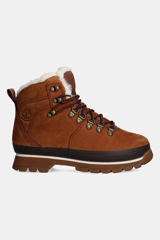 Кожаные полусапоги Timberland Euro Hiker TB1A2KE7F131 коричневый AW24