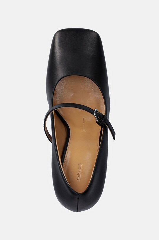 Kožne salonke JW Anderson Chain Heel crna ANW43251A.999