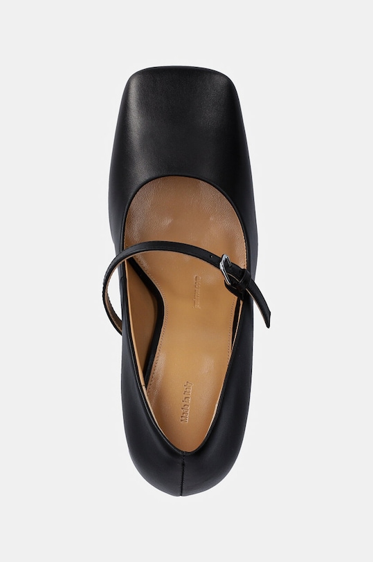 Кожаные туфли JW Anderson Chain Heel чёрный ANW43251A.999