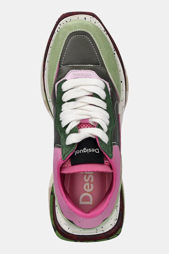 Desigual sneakersy RAW zielony 24WSKA15.9019
