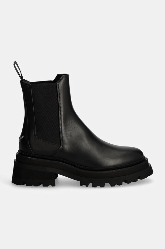 Kožené topánky chelsea ZADIG&VOLTAIRE Ride Chelsea SWCT00804 čierna AW24