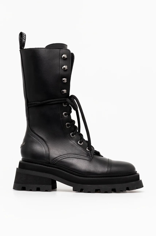 Кожени кубинки ZADIG&VOLTAIRE Ride SWCT00807 черен AW24