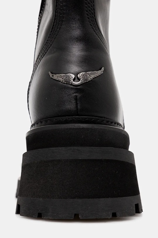 Обувки Кожени кубинки ZADIG&VOLTAIRE Ride SWCT00807 черен