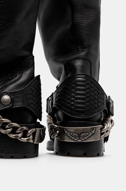 ZADIG&VOLTAIRE botki skórzane Igata Boots SWCT00865 czarny