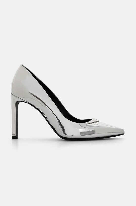 Шкіряні туфлі ZADIG&VOLTAIRE Perfect SWCT00869 срібний AW24