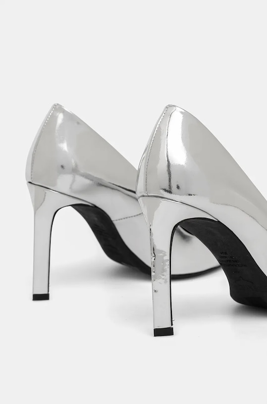 Шкіряні туфлі ZADIG&VOLTAIRE Perfect SWCT00869 срібний