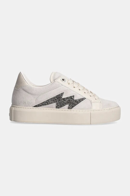 ZADIG&VOLTAIRE sneakersy zamszowe La Flash SWSN00488 beżowy AW24