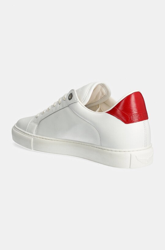 Încălțăminte ZADIG&VOLTAIRE sneakers din piele La Flash SWSN00529 alb