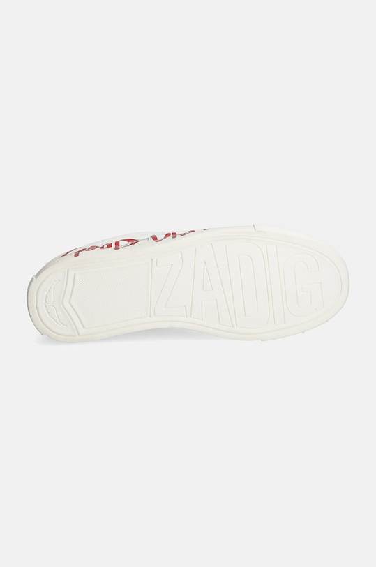 Кожаные кроссовки ZADIG&VOLTAIRE La Flash SWSN00529 белый