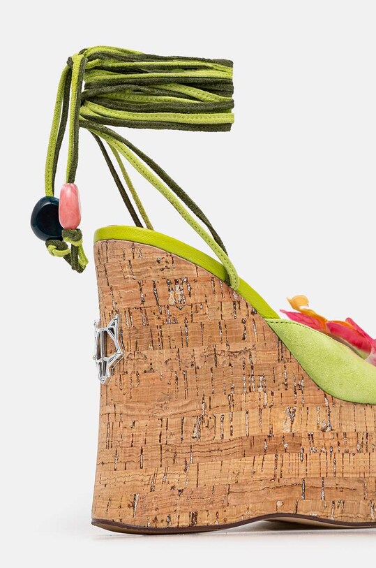 Încălțăminte Naked Wolfe sandale Sunflower Sunflower.Green verde