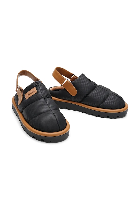 Flufie kapcie Jet Black czarny CLG5001.JET.BLACK