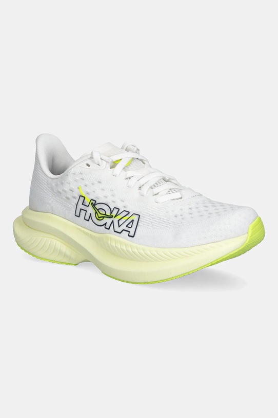 Hoka buty do biegania Mach 6 syntetyczny biały 1147810