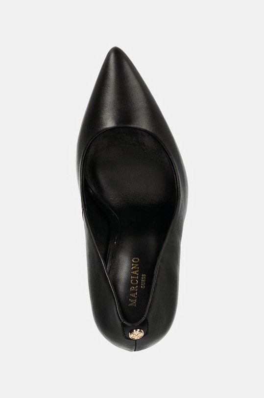 Kožne štikle Marciano by Guess crna 4YGZ16.7103A.JBLK