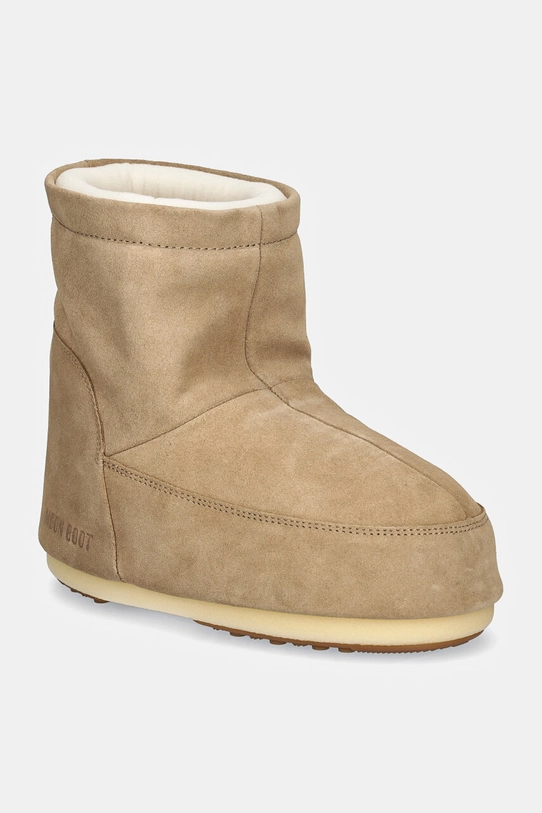 Замшеві чоботи Moon Boot Icon Low Nolace Suede з утепленням коричневий 80D1409400.L003