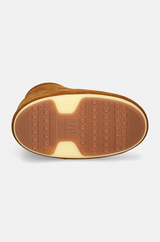 Čizme za snijeg od brušene kože Moon Boot Icon Low Nolace Suede 80D1409400.M008 smeđa