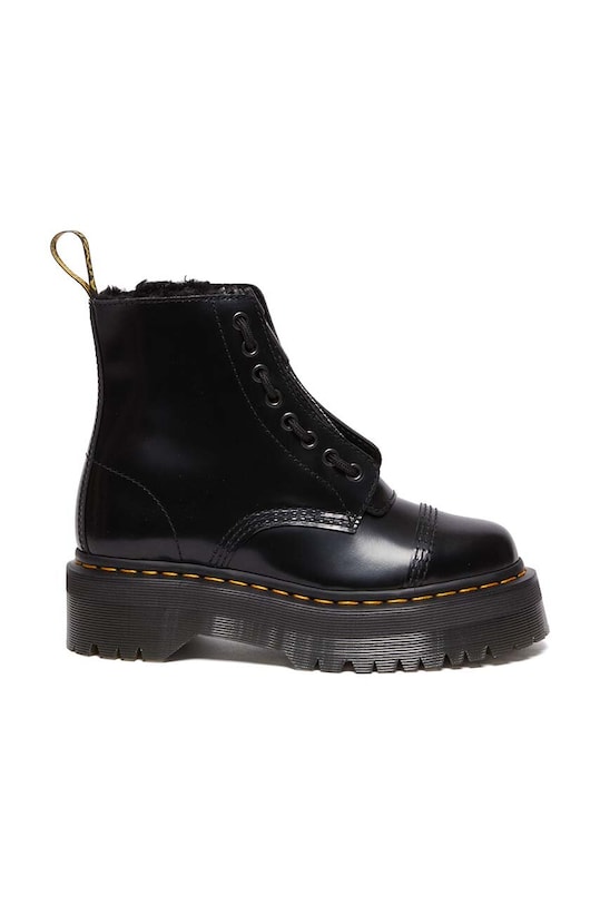 Dr. Martens bocanci de piele Sinclair FL 5-8 cm negru DM31213001
