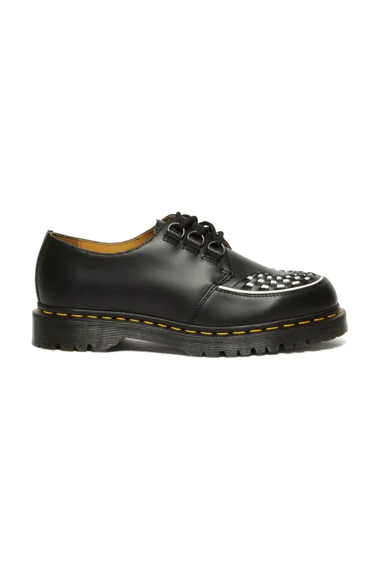 Kožené poltopánky Dr. Martens Ramsey plochý čierna DM31499001