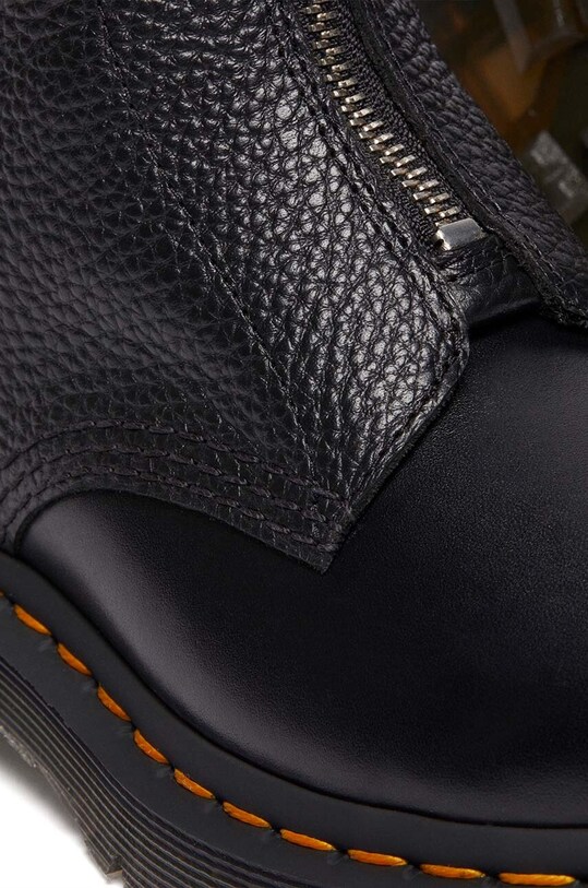 Încălțăminte Dr. Martens cizme de piele 1460 Pascal Frnt Zip DM32054001 negru