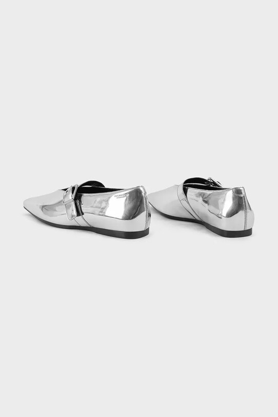Încălțăminte Vagabond Shoemakers balerini de piele WIOLETTA 5701.283.79 argintiu