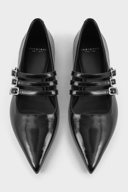 Vagabond Shoemakers baleriny skórzane HERMINE 5833.260.20 czarny AW24