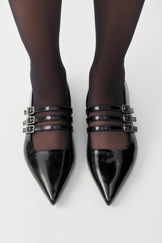 Vagabond Shoemakers baleriny skórzane HERMINE 5833.260.20 czarny