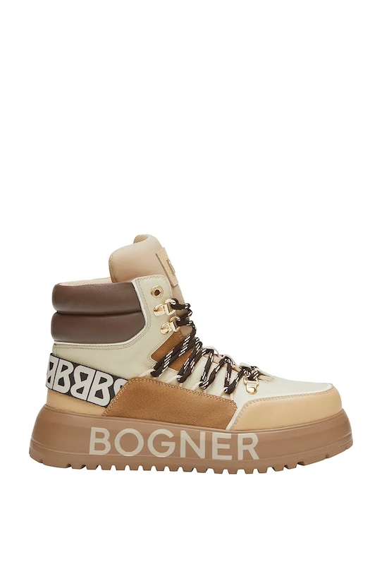 Kožené sněhule Bogner ANTWERP přírodní kůže béžová 22441245