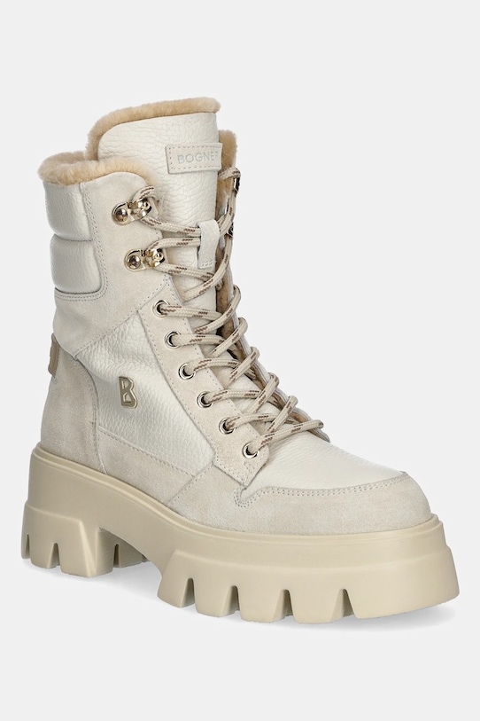 Шкіряні чоботи Bogner SAPPORO з утепленням бежевий 22442563