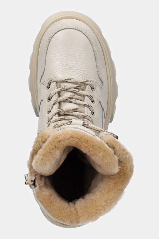 Шкіряні чоботи Bogner SAPPORO бежевий 22442563