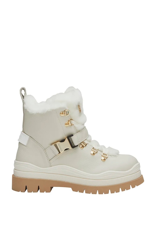 Kožené sněhule Bogner AROSA zateplené bílá 22444723