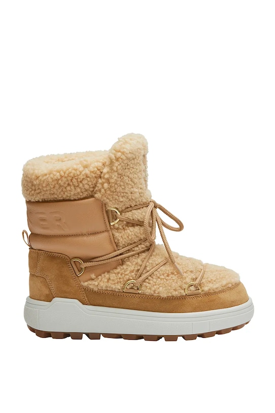 Snehule Bogner CHAMONIX usňová koža béžová 22446904