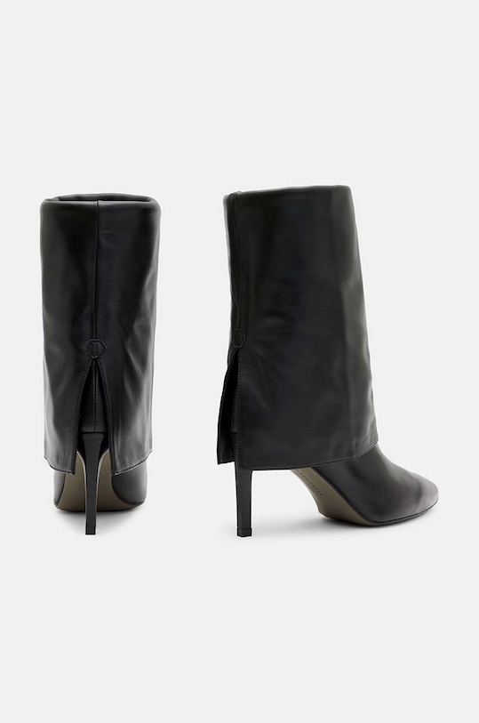 Кожаные полусапожки AllSaints Odyssey Boot W101FB чёрный