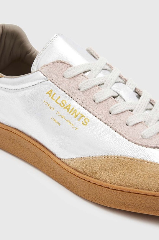 AllSaints sneakersy skórzane Thelma Sneaker srebrny W174FB